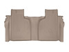 WeatherTech 2019+ Chevrolet Silverado 1500 Crew Cab (1st Row Bucket Seats) Rear FloorLiner - Tan