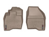 WeatherTech 2017+ Ford Explorer Front FloorLiner - Tan