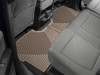 WeatherTech 17+ Ford F-250 / F-350 / F-450 / F-550 Crew Cab Rear Rubber Mats - Tan