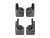 WeatherTech 2018+ Jeep Wrangler JL No Drill Mudflaps - Black