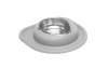 WeatherTech Pet Feeding System Single Low 16oz 2in. Stainless Bowl - Light Grey