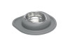 WeatherTech Pet Feeding System Single Low 16oz 2in. Stainless Bowl - Dark Grey