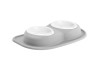 WeatherTech Pet Feeding System Double Low 32oz 3in. Poly Bowl - Light Grey
