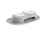 WeatherTech Pet Feeding System Double High 8oz 3in. Poly Bowl - Light Grey