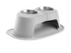 WeatherTech Pet Feeding System Double High 32oz 8in. Stainless Bowl - Light Grey