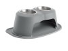 WeatherTech Pet Feeding System Double High 32oz 8in. Stainless Bowl - Dark Grey