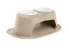 WeatherTech Pet Feeding System Double High 32oz 8in. Poly Bowl - Tan