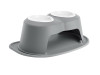 WeatherTech Pet Feeding System Double High 32oz 8in. Poly Bowl - Dark Grey