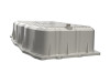 aFe 20-26 GM Trucks L6 3.0L Transmission Pan - Raw / Machined Fins