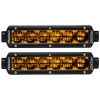 Rigid Industries 6in SR-Series Pro Dot / SAE Fog Lights (Pair) - Selective Yellow