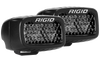 Rigid Industries SR-M Series PRO Midnight Edition - Spot - Diffused - Pair
