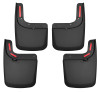 Husky Liners 17 Ford F-250 Super Duty / F-350 Super Duty Front and Rear Mud Guards (w/ Flares) Black