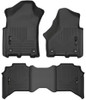 Husky Liners 19-21 Ram 2500/3500 Crew Cab Weatherbeater Black Front & 2nd Seat Floor Liners
