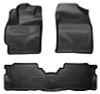 Husky Liners 2012 Toyota Prius v WeatherBeater Combo Black Floor Liners