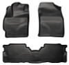Husky Liners 2012 Toyota Prius v WeatherBeater Combo Black Floor Liners