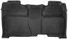 Husky Liners 14-15 Chevy Silverado Crew Cab X-Act Contour Black 2nd Row Floor Liners