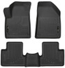 Husky Liners 15-22 Jeep Cherokee WeatherBeater Combo Black Floor Liners