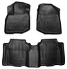 Husky Liners 09-12 Honda Fit WeatherBeater Combo Black Floor Liners