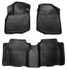 Husky Liners 09-12 Honda Fit WeatherBeater Combo Black Floor Liners
