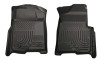 Husky Liners 08-10 Ford SuperDuty Regular/Super/Crew Cab WeatherBeater Black Floor Liners