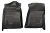 Husky Liners 07-12 Chevrolet Silverado/GMC Sierra Regular Cab WeatherBeater Black Floor Liners
