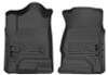 Husky Liners 14 Chevrolet Silverado 1500/GMC Sierra 1500 WeatherBeater Black Front Floor Liners
