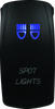 DragonFire Racing Lighted Switch Spot Light On/Off Blue