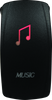 DragonFire Racing Lighted Switch Music On/Off Red
