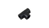 Vibrant 1/4 inch NPT Female Pipe Tee Adapter - Aluminum Alloy Fitting for Automotive Applications