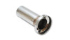 Vibrant 3.90-inch Outer Diameter Low Inner Silencer Muffler with 2.5-inch Tubing for Universal Exhaust Systems