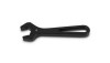 Vibrant -8AN Aluminum Wrench with Anodized Black Finish for Automotive Fittings and Adapters
