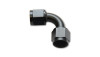 Vibrant -6AN Female 90 Degree Union Adapter - Anodized Black by Vibrant (Part #10732)