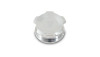 Vibrant 2 Inch OD Aluminum Weld Bung with Polished Threaded Cap - Automotive Oil Tank Fitment