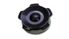 Vibrant 2-inch OD Aluminum Weld Bung with Anodized Black Threaded Cap - Part Number 11291