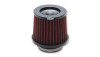 Vibrant The Classic Performance Air Filter with 4-Ply Pleated Cotton-Gauze Element - 5.25 Inch O.D. Cone, 5 Inch Tall, 3.5 Inch Inlet I.D.