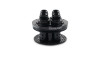 Vibrant 4-Port Aluminum Catch Can Lid Assembly for Automotive Applications