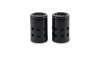 Vibrant Replacement Catch Can Filter Barrel Assemblies with Aluminum Construction and Black Anodized Finish