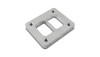 Vibrant Performance T04 Turbo Inlet Flange in T304 Stainless Steel – Divided Inlet, 1/2 Inch Thick