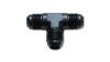 Vibrant -8AN Flare Tee Adapter Fitting - Aluminum for Automotive Applications