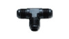 Vibrant -8AN Flare Tee Adapter Fitting - Aluminum for Automotive Applications