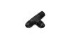 Vibrant -8AN x 3/8in NPT Flare to Pipe On Run Tee Adapter Fitting - Aluminum