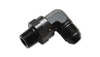 Vibrant -12AN to 1/2 Inch NPT Male Swivel 90 Degree Adapter Fitting