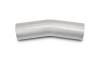 Vibrant 2.25 Inch OD T304 Stainless Steel 15 Degree Mandrel Bend for Exhaust Systems