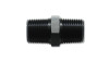 Vibrant 3/8 inch NPT to 3/8 inch NPT Straight Union Pipe Adapter Fitting - Aluminum