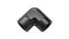 Vibrant Performance 3/8 inch NPT 90 Degree Female Pipe Coupler Fitting - Lightweight Aluminum Connector