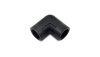 Vibrant 1/8 Inch NPT 90 Degree Female Pipe Coupler Fitting – Aluminum Adapter for Automotive Applications