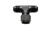 Vibrant -3AN Tee Fitting with Female -3AN Swivel Side for Automotive Applications
