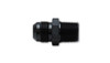 Vibrant -8AN to 1/2 Inch NPT Straight Adapter Fitting Aluminum