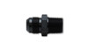 Vibrant -10AN to 3/8 inch NPT Straight Adapter Fitting - Aluminum