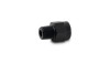 Vibrant Male NPT to Female BSP Adapter Fitting 1/8 in. NPT x 1/8 in. BSP - Aluminum, Black Anodized